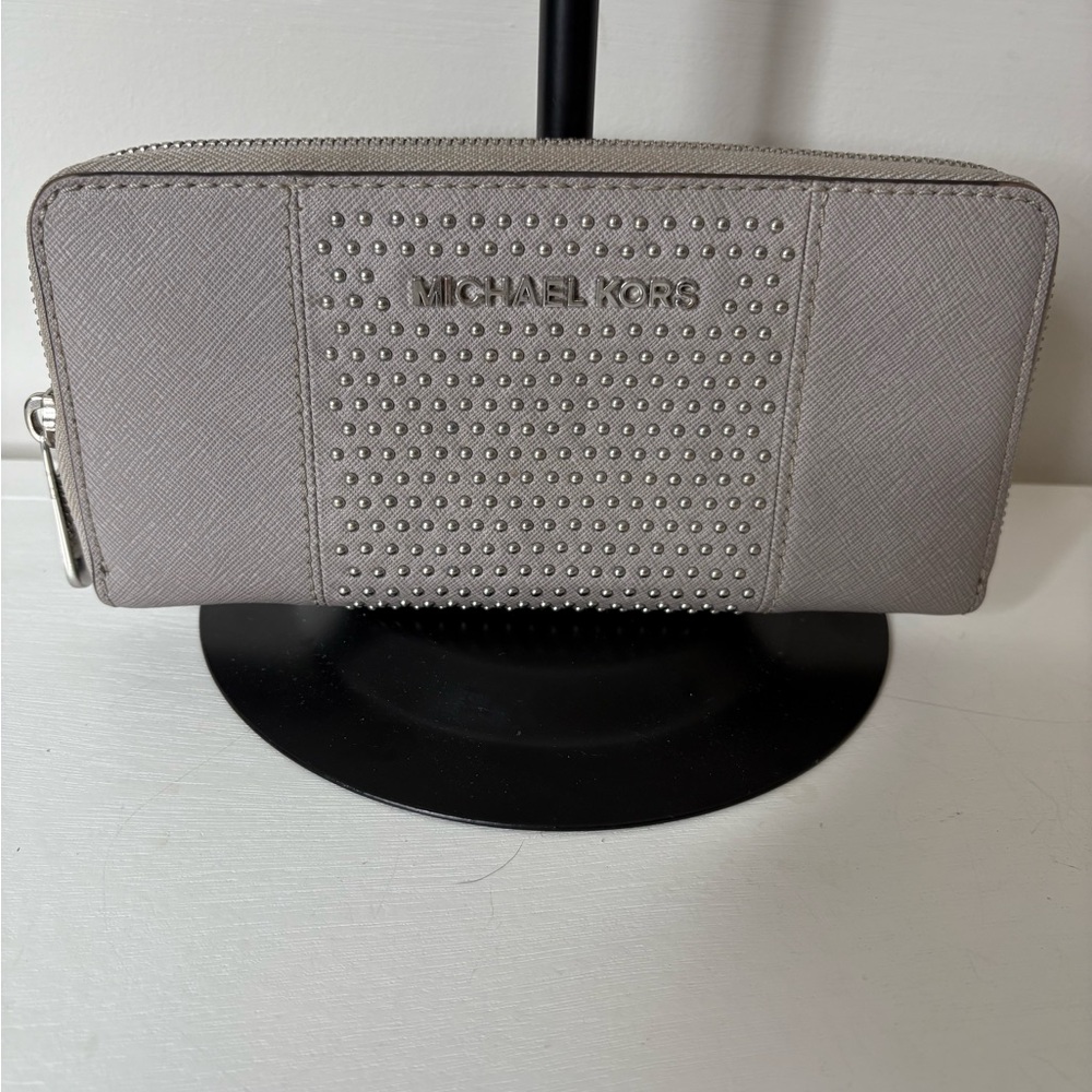 Michael Kors Jet Set Leather Large Travel Tote with Matching Wallet - Picture 9 of 11